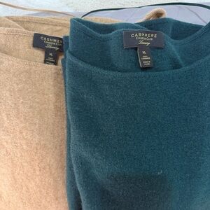 Lot of 2 Oversized Cashmere Sweaters